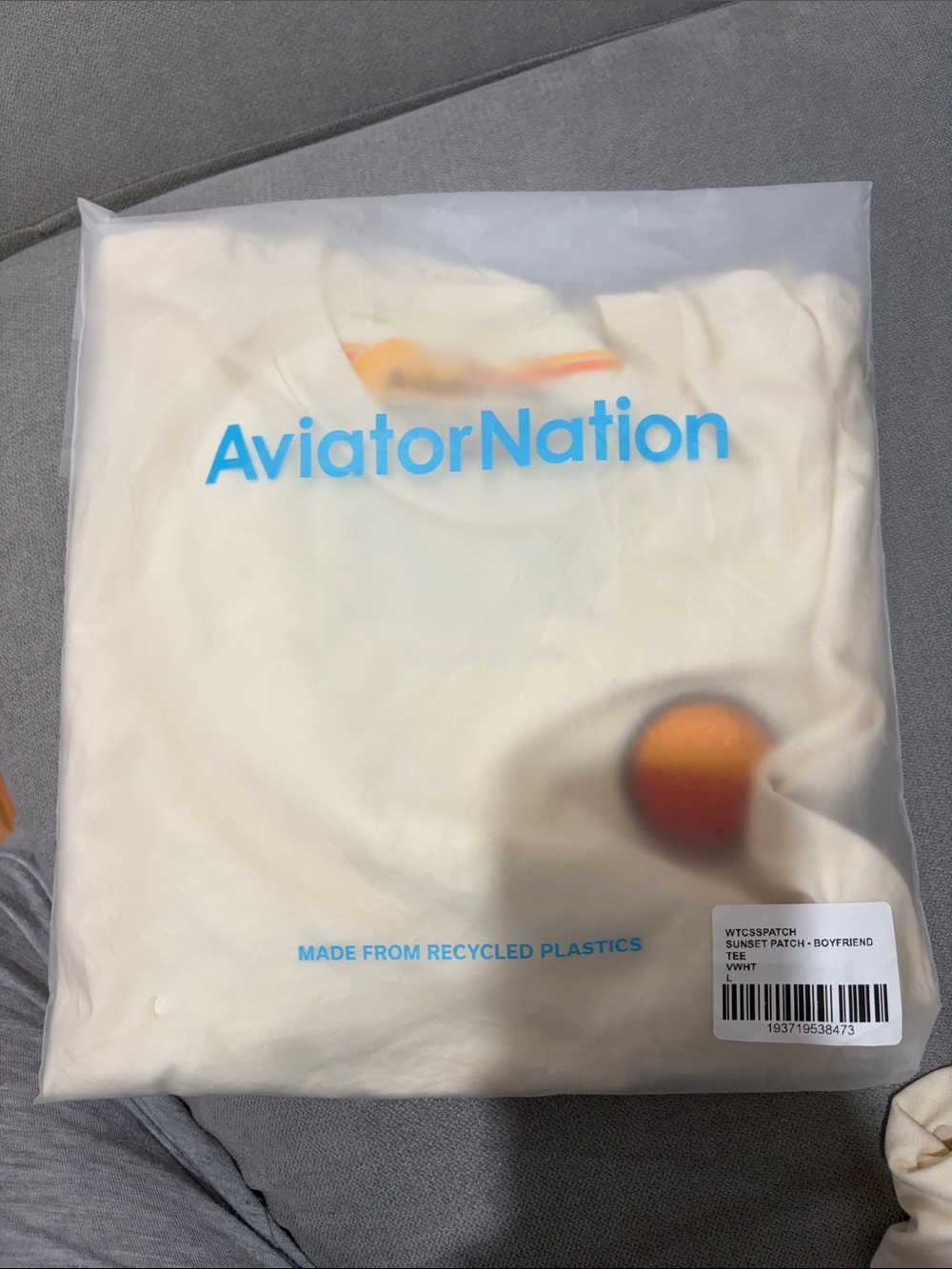 Aviator Nation Women's Cream Short Sleeve Graphic Tee